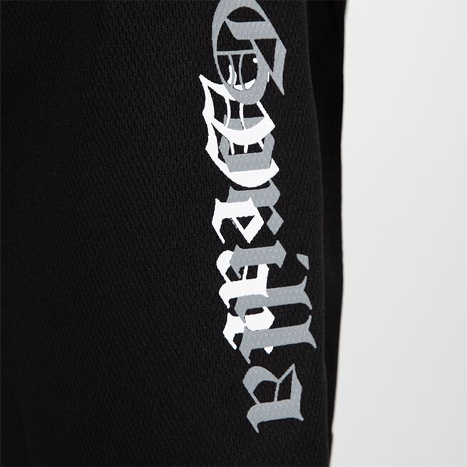 Marlow Mesh Shorts Musta Harmaa