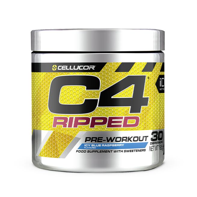 C4 Ripped PWO Icy Blue Raspberry 30 annosta Icy Blue Raspberry
