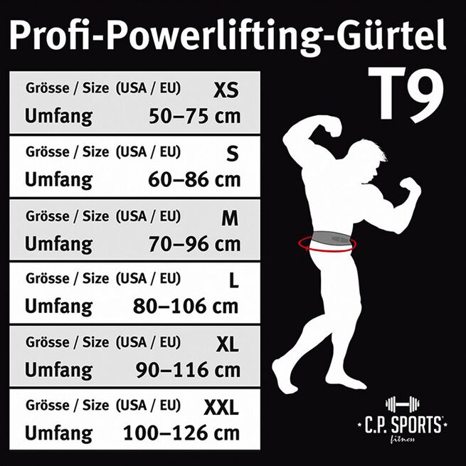 Powerlifting Lifting Belt Quick Buckle Musta