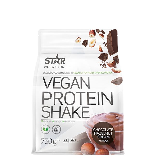 Vegan Protein Shake Vegan Protein Powder 750 g Chocolate Hazelnut