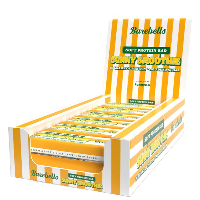 12 x Barebells Soft Protein Bar 55 g Sunny Smoothie