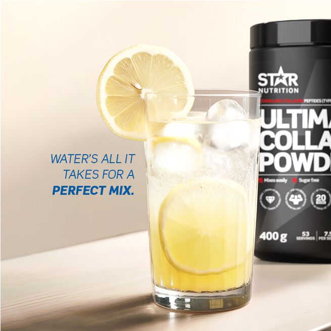 Ultimate Collagen Powder Kollageenipeptidit 400 g Lemonade