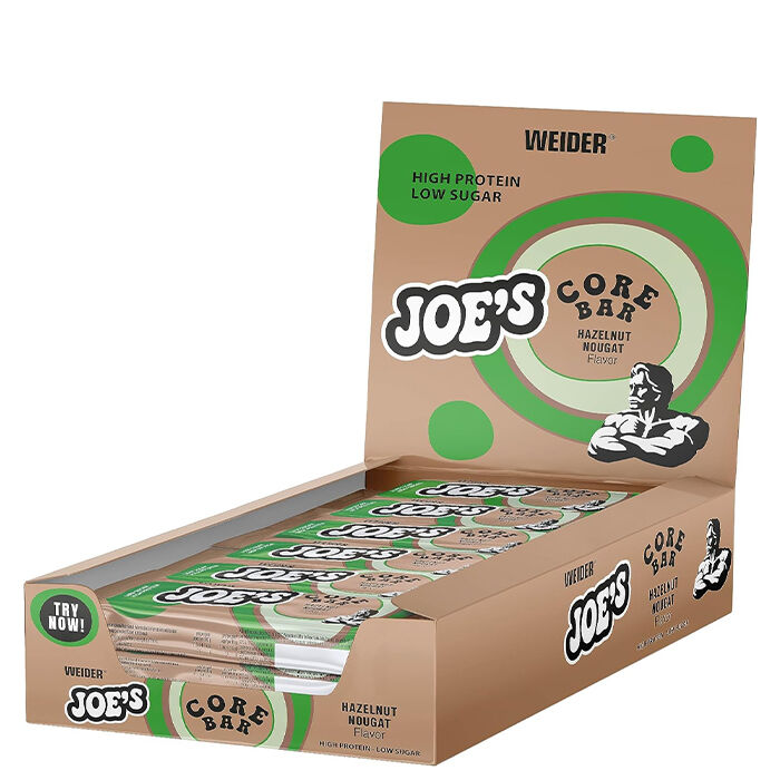 12 x JOE's Core Protein Bar 45 g nougat_hazelnut