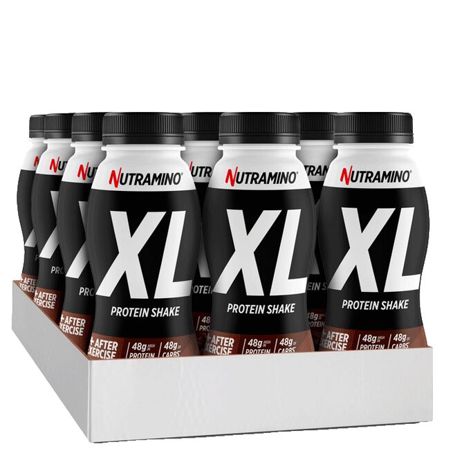 12 x Nutramino Protein XL Shake, 475 ml Choklad