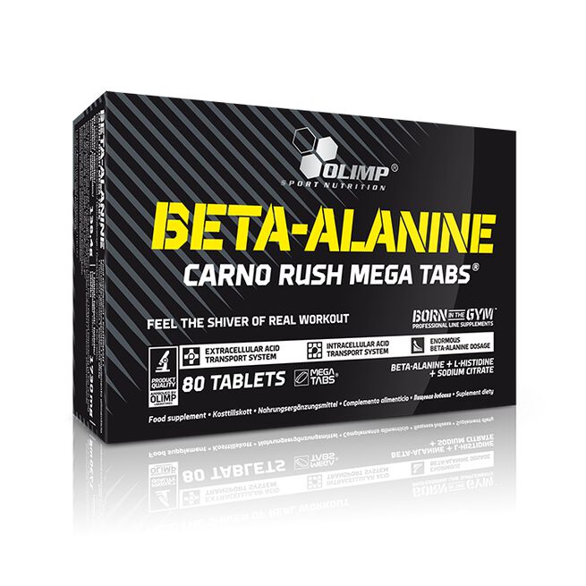 Beta-alaniini Carno Rush PWO 80 Mega Tabs