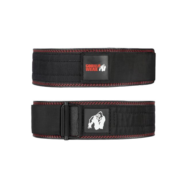 4 Inch Premium Lifting Belt, Black