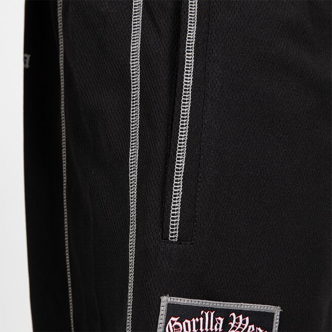 Marlow Mesh Shorts Musta Harmaa