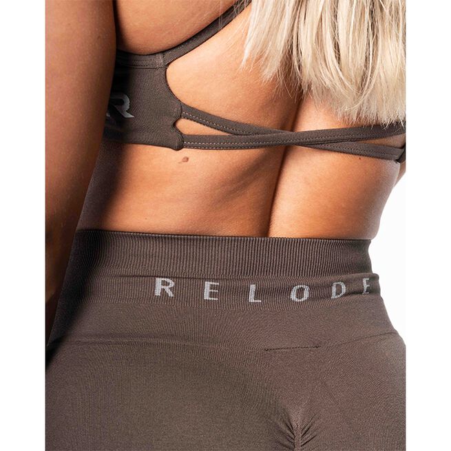 Prime Scrunch Shortsit Ruskea