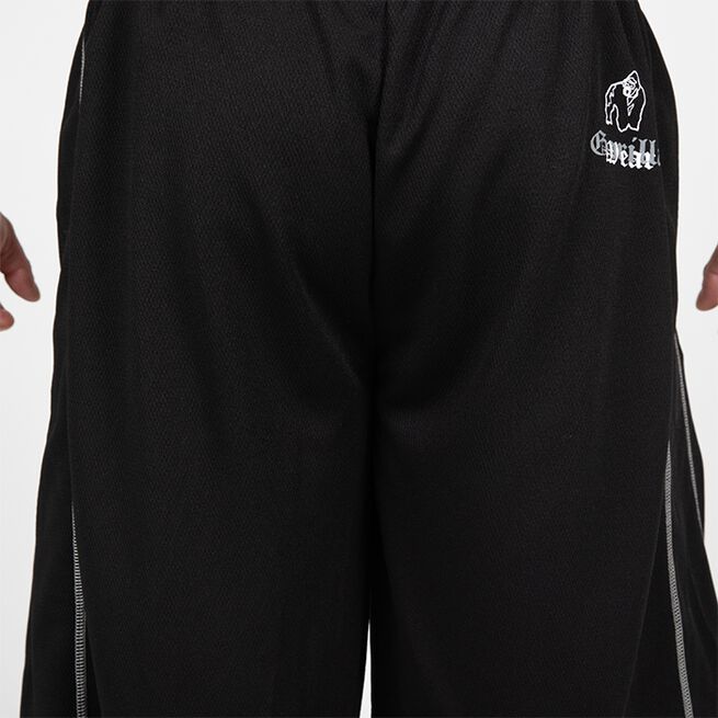 Marlow Mesh Shorts Musta Harmaa