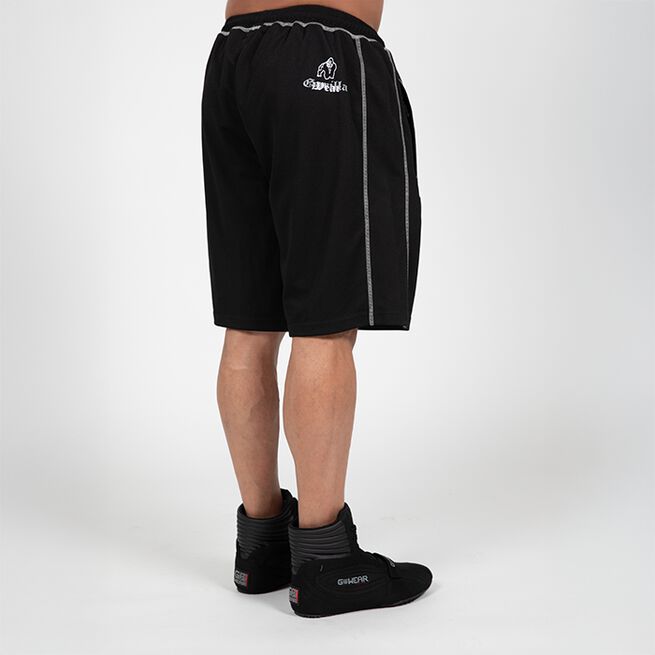 Marlow Mesh Shorts Musta Harmaa