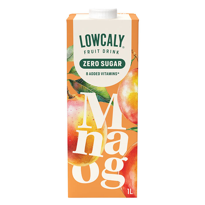 Lowcaly Hedelm&auml;juoma 1000 ml Mango