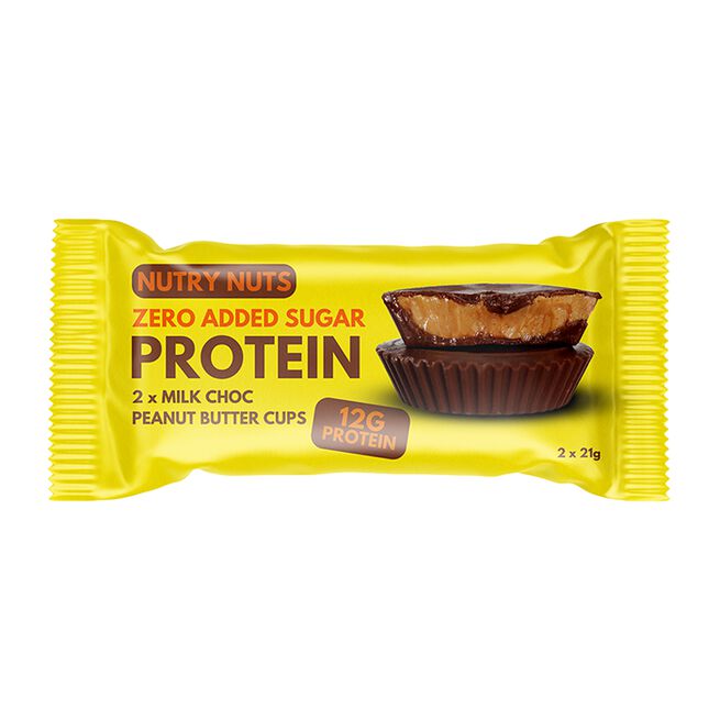 Box Nutry Nuts Protein Peanut Butter Cups 42 g Chocolate Hazelnut Milk Chocolate