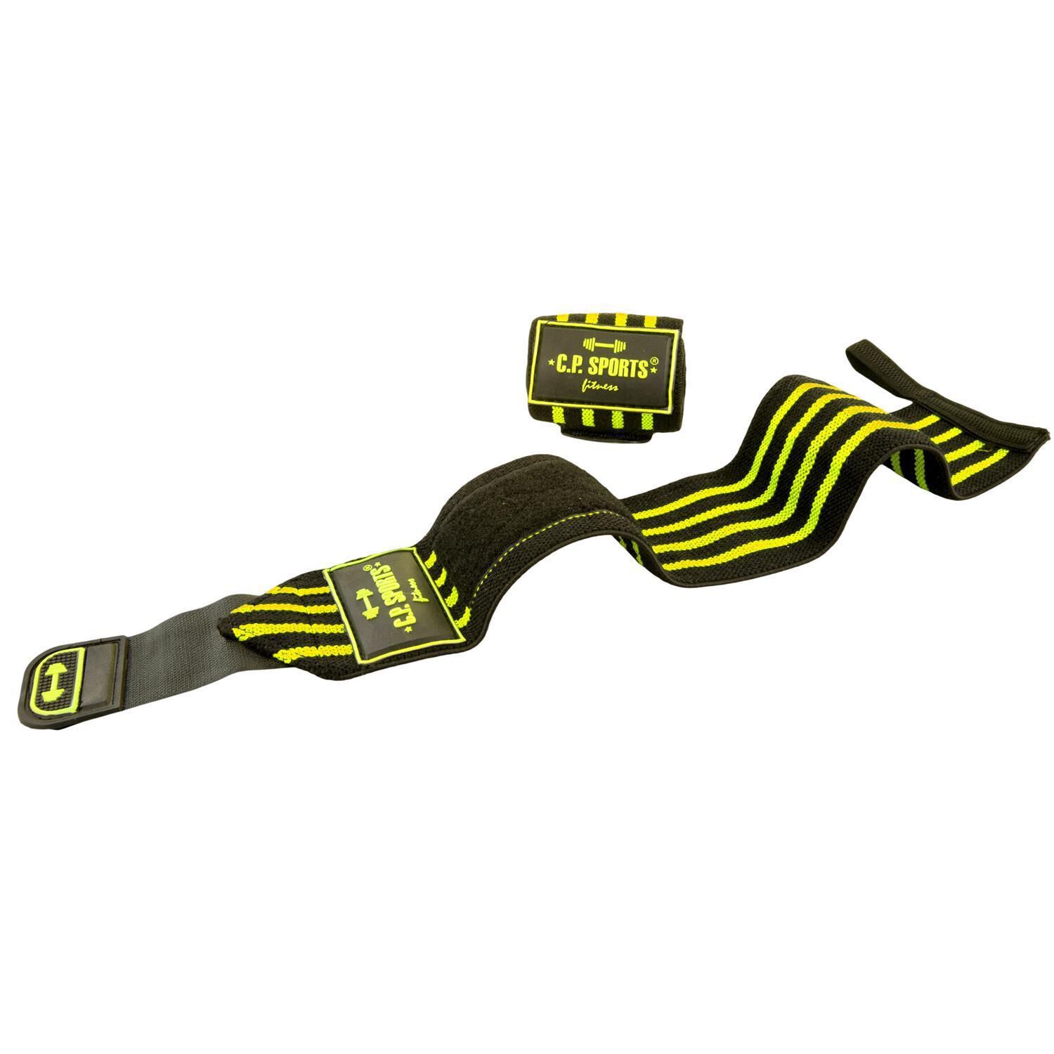 Strongman rannesiteet 50 cm Musta Keltainen  