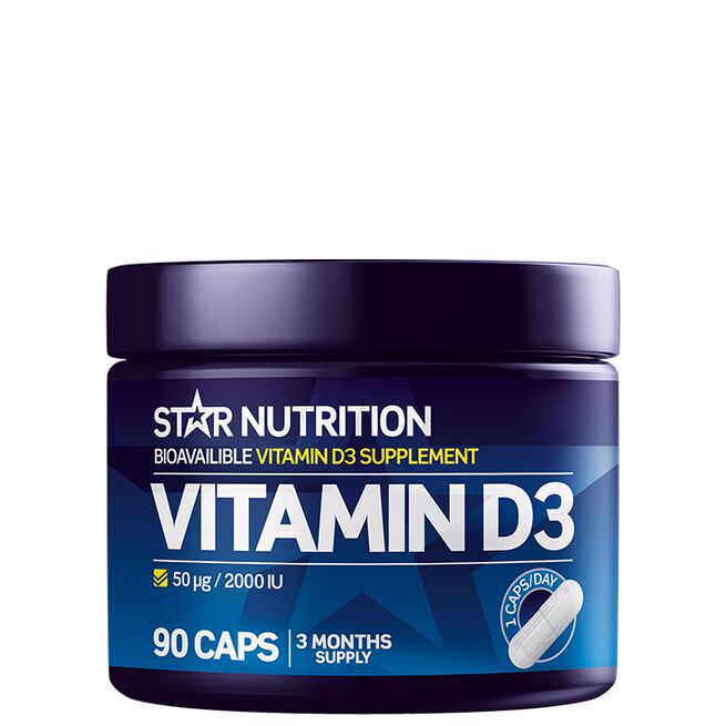 D3-vitamiini 90 kapselia