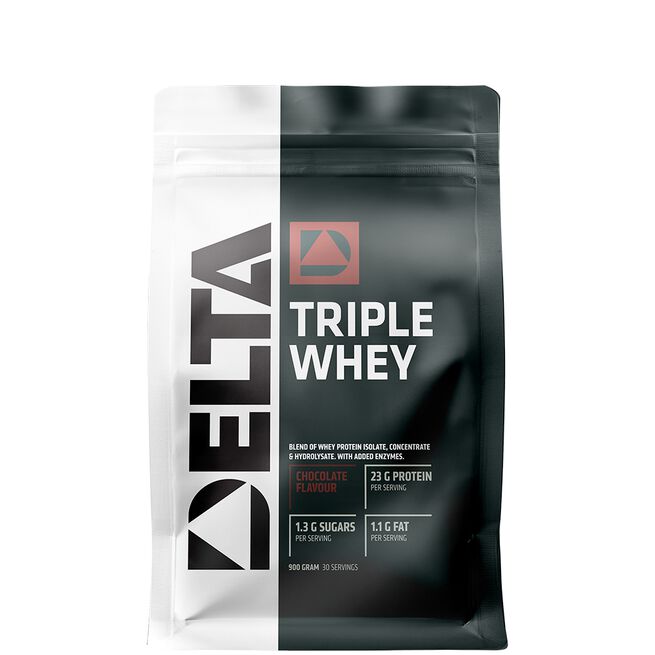 Triple Whey Heraproteiini 900 g Chocolate