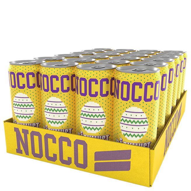 24 x NOCCO BCAA 330 ml Påskmust Limited Edition