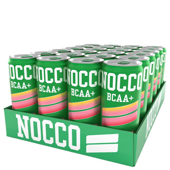 24 x NOCCO BCAA+ kofeiiniton 330 ml Peachango