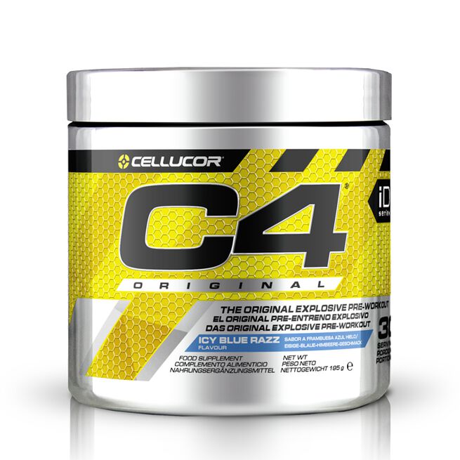 C4 PWO Powder 195 g Icy Blue Raspberry
