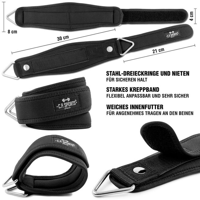 Premium Nilkkaremmit pari Vaaleanpunainen