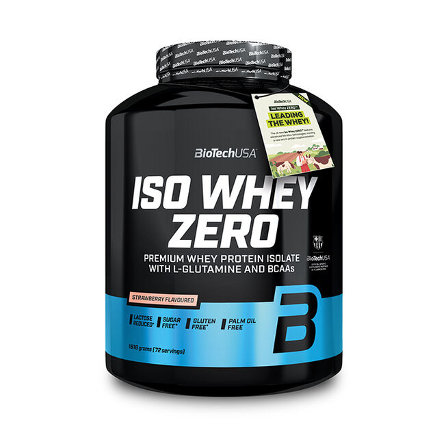 Iso Whey Zero Heraproteiini-isolaatti 1816 g Strawberry