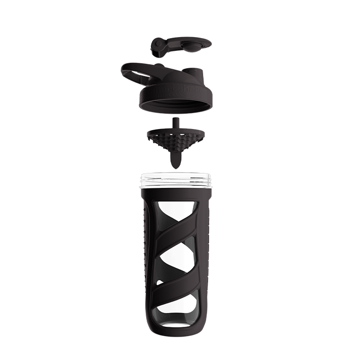 Vahvistuslasi Shaker Black 700 ml