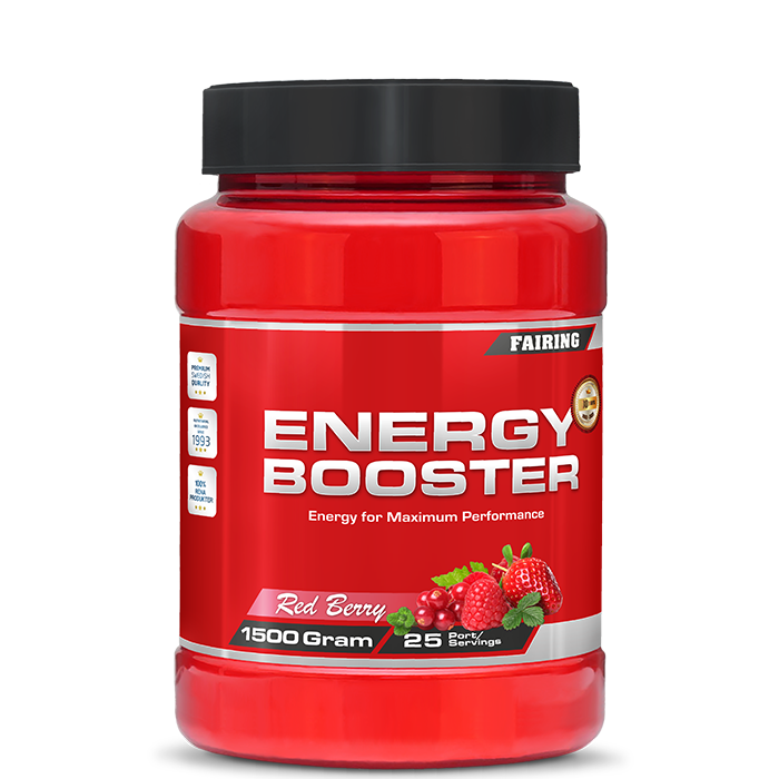 Energy Booster -urheilujuoma 1500 g Red Berry