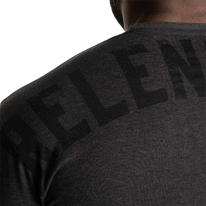 Skull Standard Tee, Dark Grey Melange