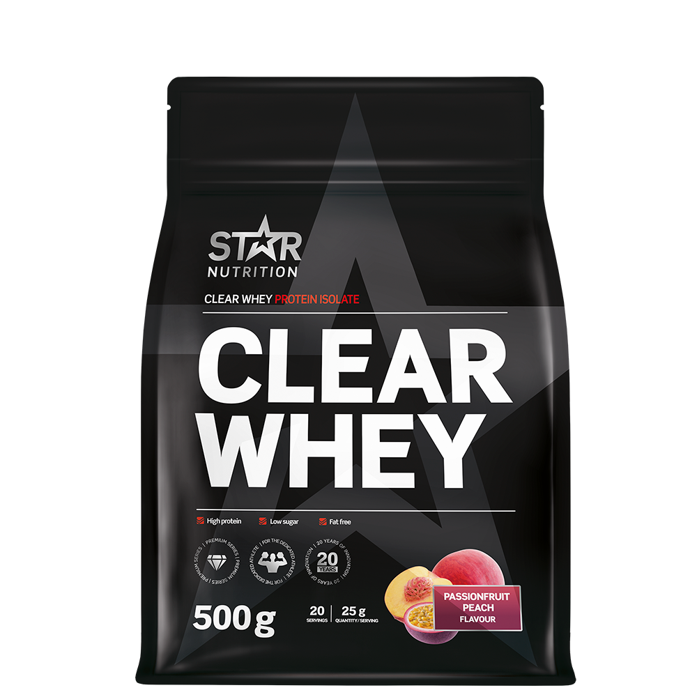 Clear Whey Heraproteiini 500 g passionfruit_peach