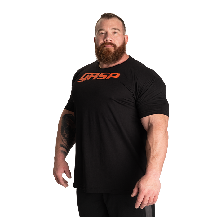 Legacy Gym T-paita Musta Oranssi