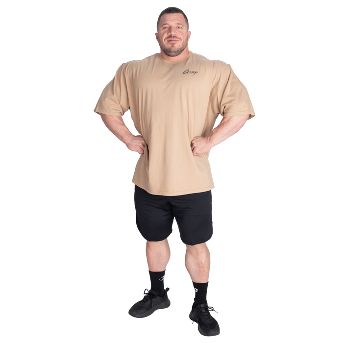 Washed T-paita Beige