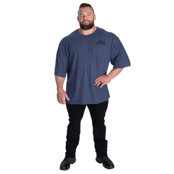 Slub Iron T-paita Sininen