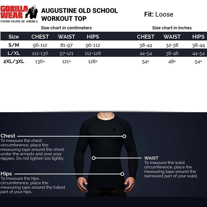 Augustine Old School Work Out Top, Musta/Punainen