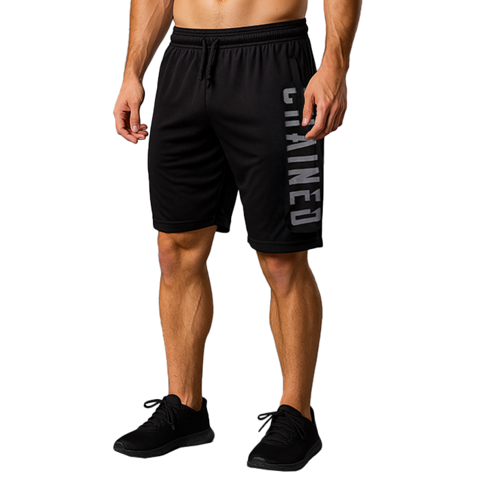 Chained Mesh Shorts Musta