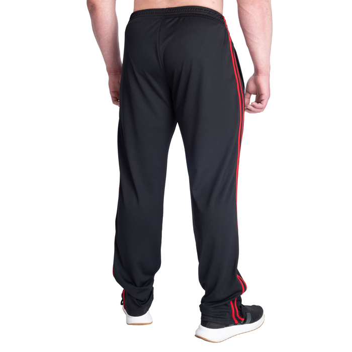2 Stripe Treenihousut Musta Punainen