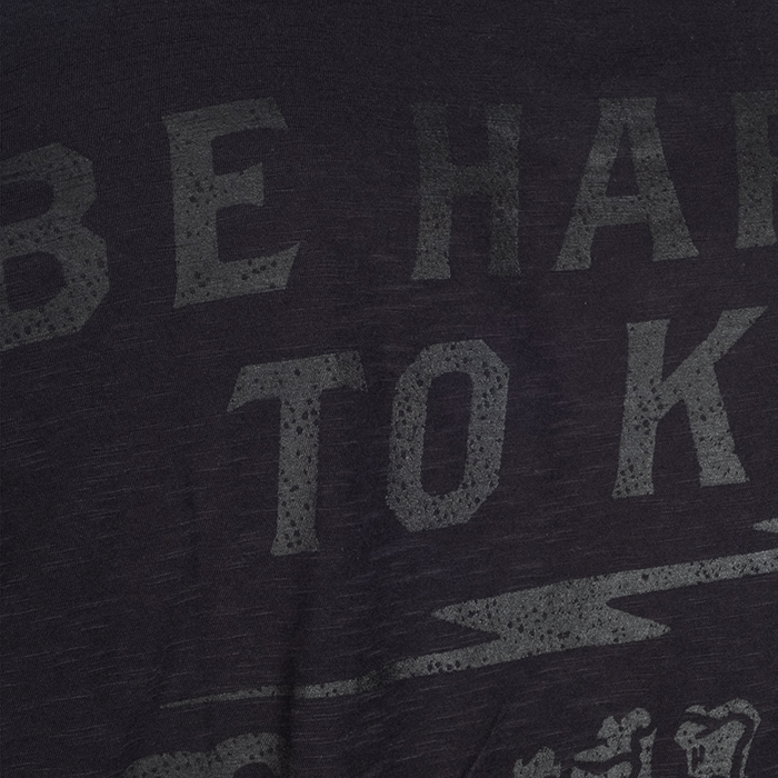 HTK Slub T-paita Musta