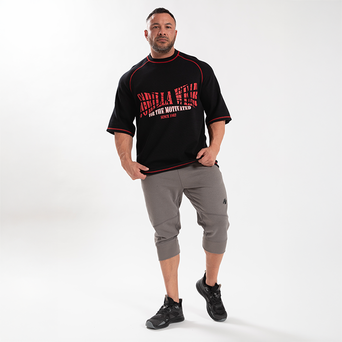 Finley Oversized T-paita Musta Punainen