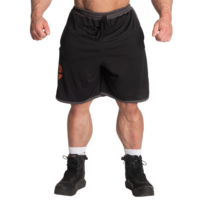 Gasp Mesh Shortsit Musta Harmaa