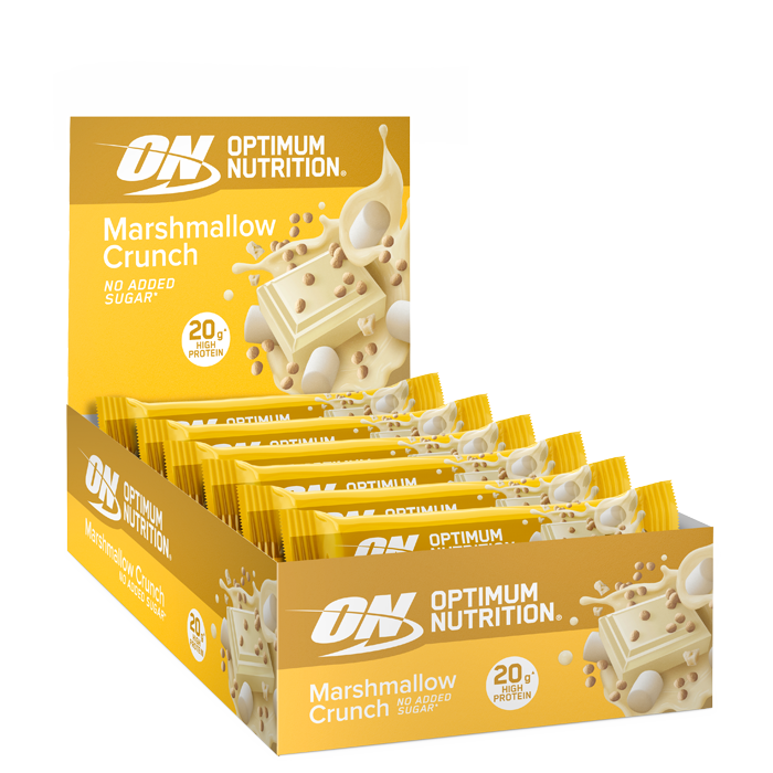 10 x Optimum Protein -patukat 65-70 g marshmallow_crunch