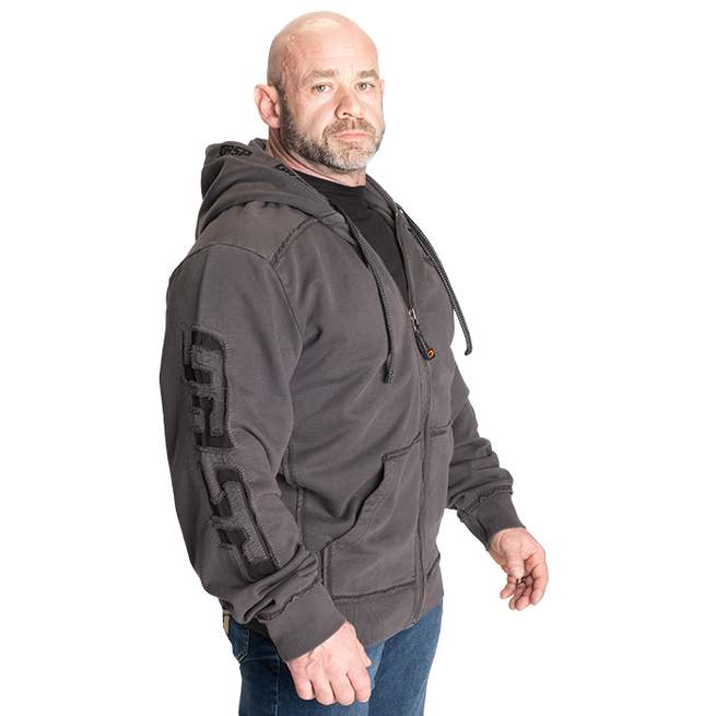 Pro Gym Huppari Acid Wash Harmaa