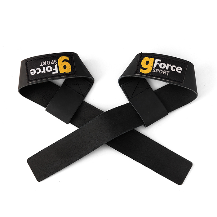 Lifting Straps Nahka Musta