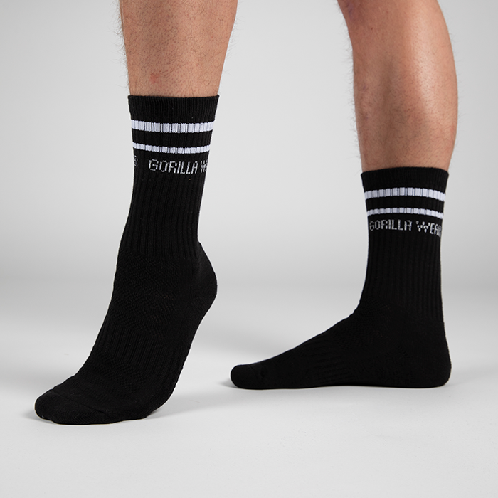 Crew Socks 2-Pack, Black