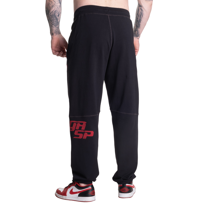 Vintage Sweatpants Musta Punainen