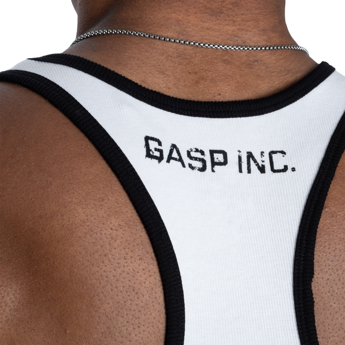 Ribbed T-Back Toppi Valkoinen