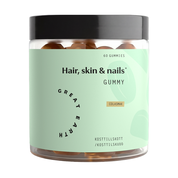 Hair Skin & Nails Gummies Cola 60 kpl Cola