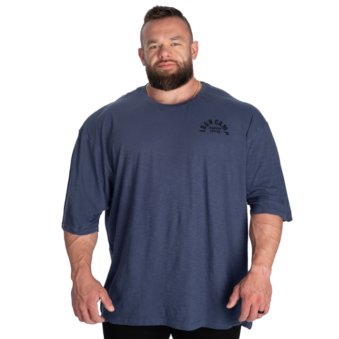 Slub Iron T-paita Sininen