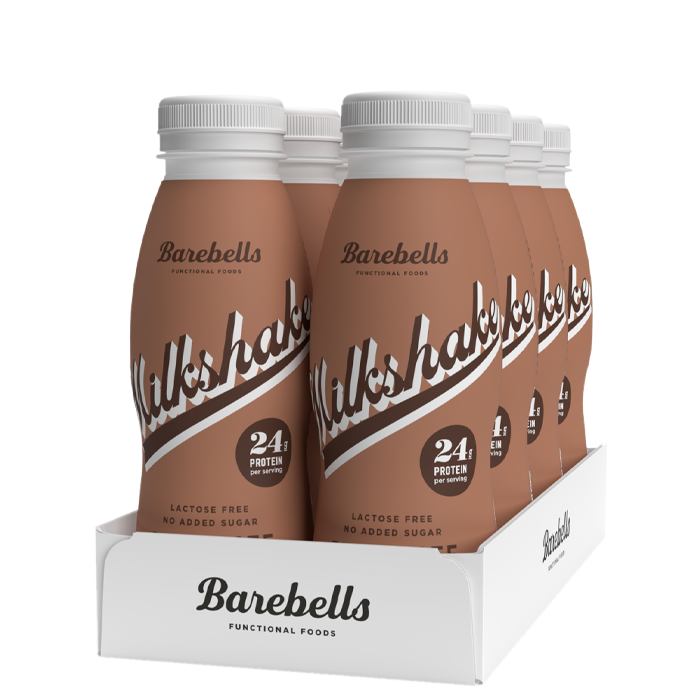 8 x Barebells Protein Milkshake, 330 ml Caff&eacute; Caramello