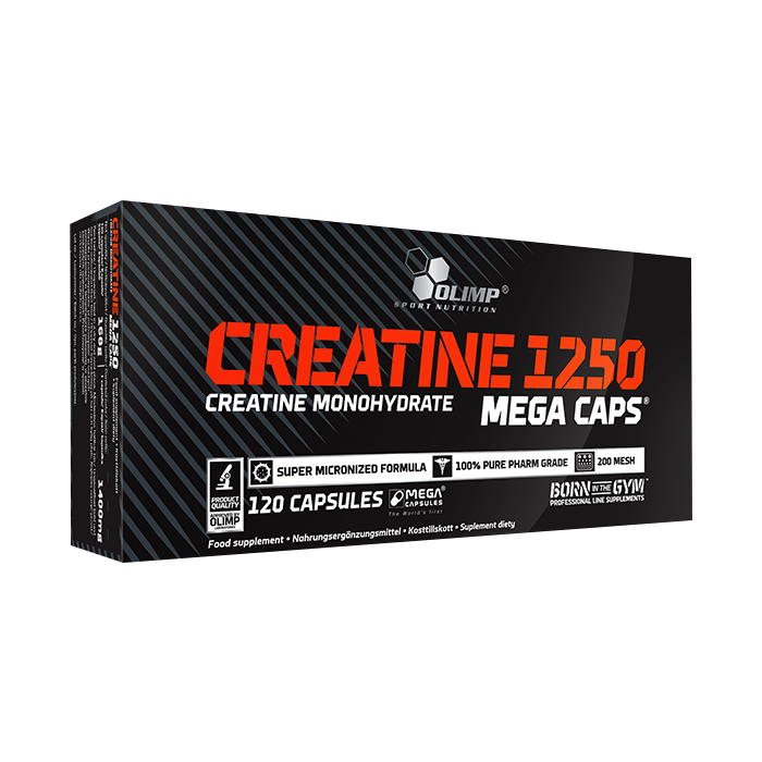 Creatine 1250 Creatine Monohydrate 120 Mega Kapselit 120_caps