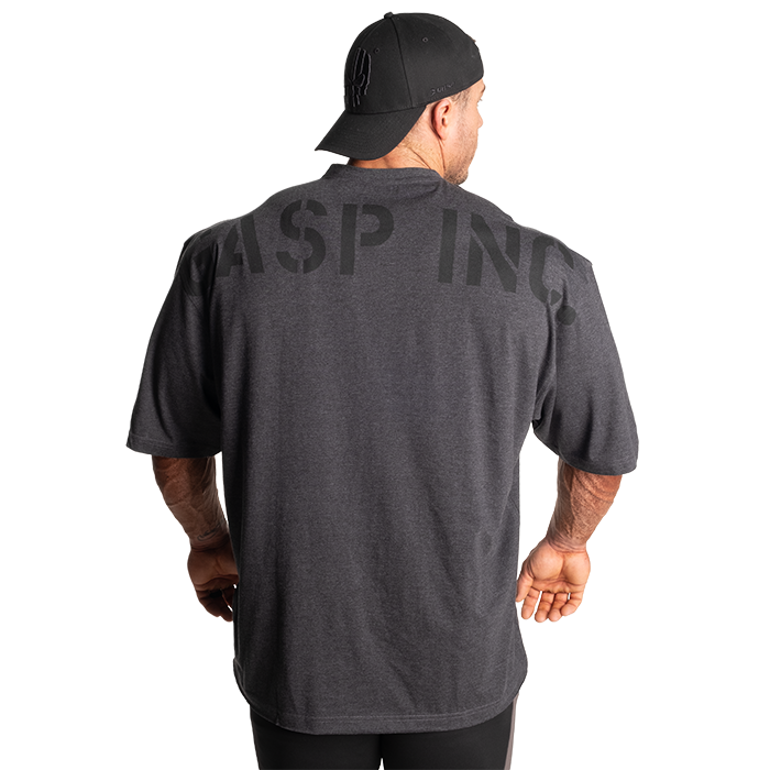 Division Iron Tee, Dark Grey Melange