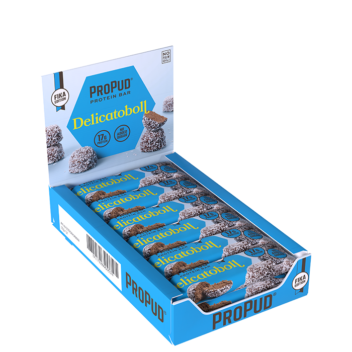 12 x Proteiinipatukka 55 g delicatoboll