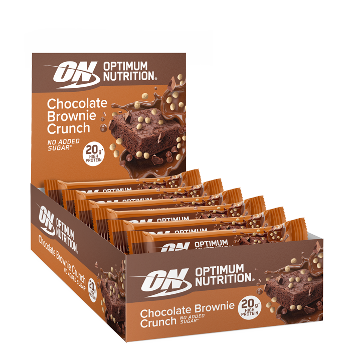 10 x Optimum Protein -patukat 65-70 g chocolate_brownie_crunch